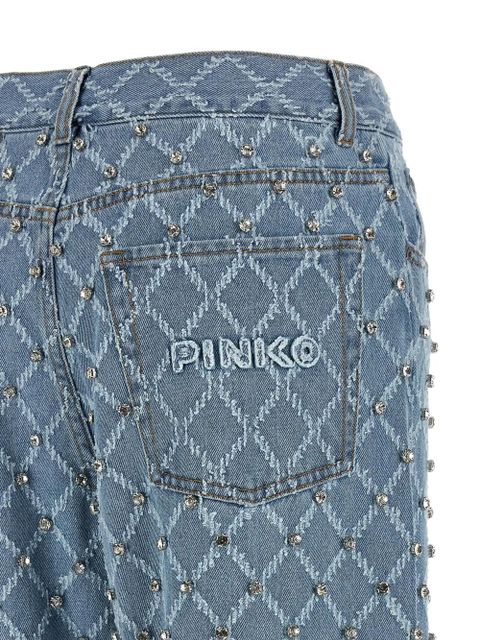PINKO blue wide-leg jeans