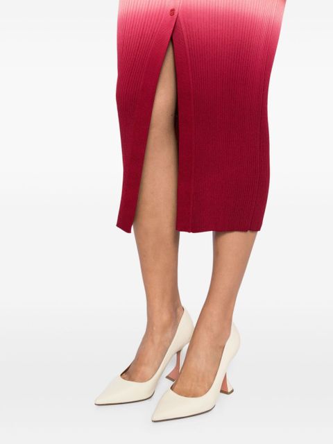 STAUD Shoko sweater dress - Red