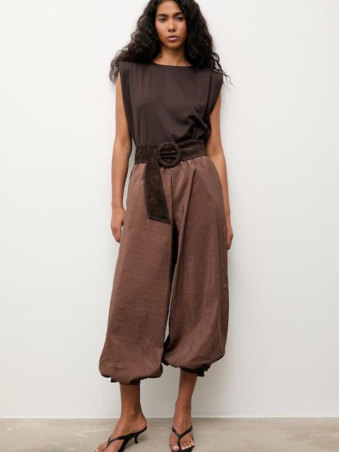 Answear.LAB t-shirt damski z wiskozą - zdjęcie produktu nr 1