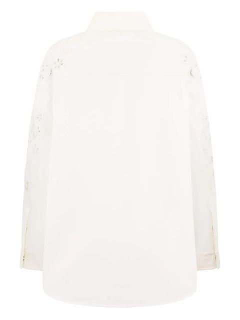 Valentino Garavani floral-lace shirt - White - zdjęcie produktu nr 2