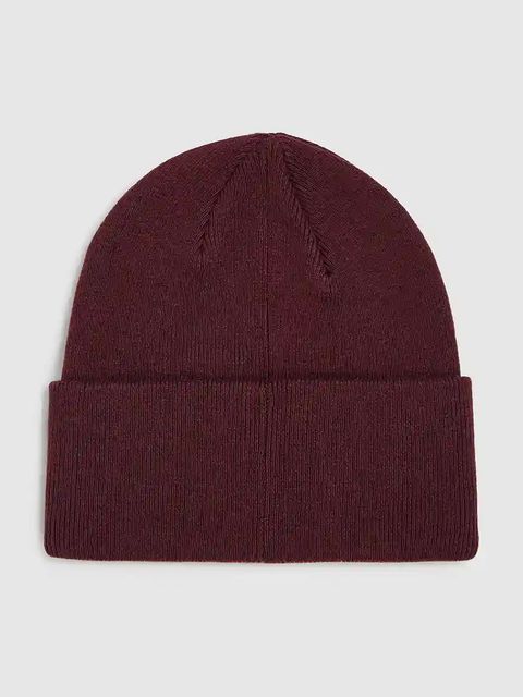 Karl Lagerfeld czapka z domieszką wełny K/RSG kolor bordowy A4W33107