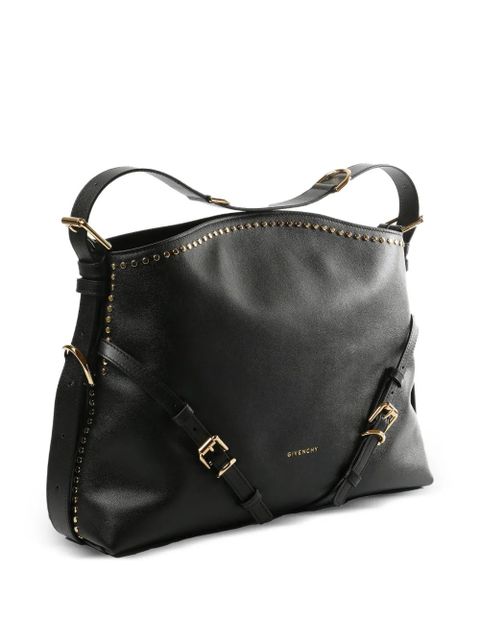 Givenchy medium Voyou studded buckle shoulder bag - Black