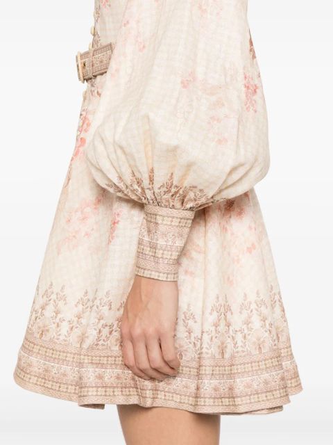 ZIMMERMANN Illuminate mini dress - Neutrals