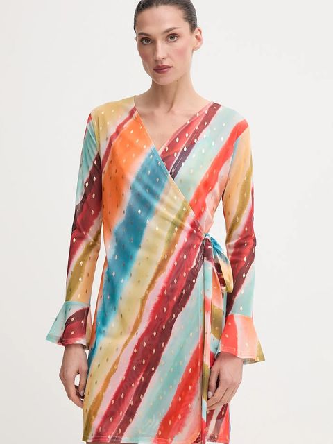 Never Fully Dressed sukienka kolor pomarańczowy mini prosta NFDDR2797 - zdjęcie produktu nr 1