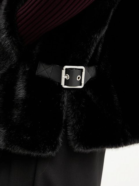 Pinko bezrękawnik kolor czarny przejściowy 103837 A2PI