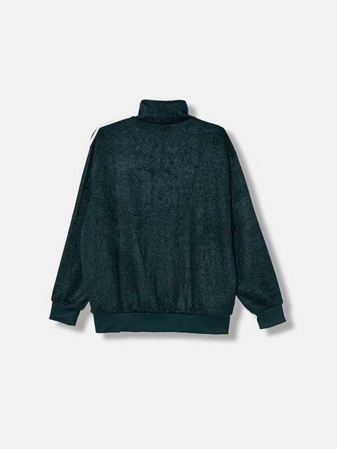 adidas Originals bluza Mohair damska kolor zielony z aplikacją KS7777