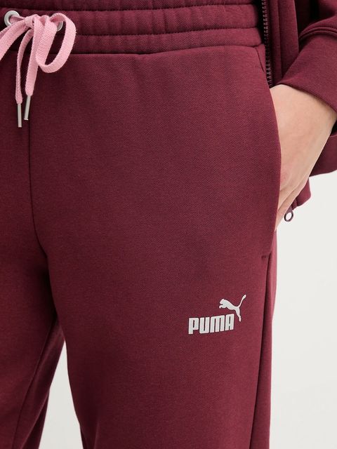 Puma dres damski kolor bordowy 688161