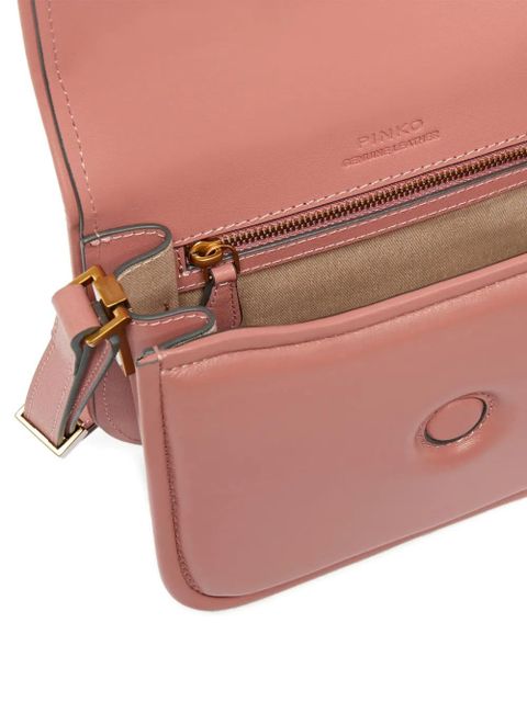 PINKO Love-Birds flap cross body bag - Neutrals