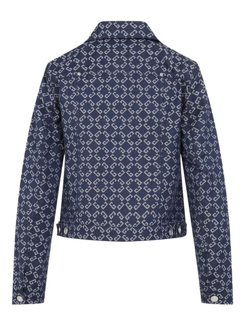 Givenchy monogram-jacquard jacket - Blue