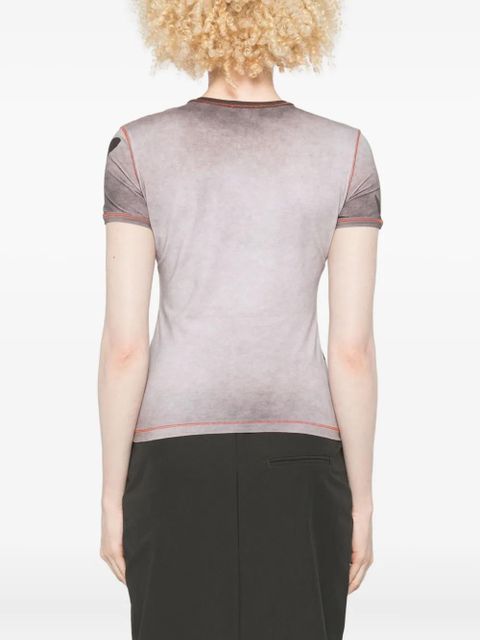 Diesel logo-print t-shirt - Brown