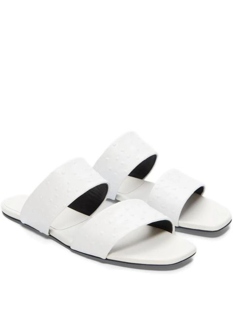 LouLou de Saison Jako textured-effect sandals - White - zdjęcie produktu nr 1