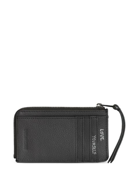 Zadig&Voltaire wings-detail top-zip wallet - Black