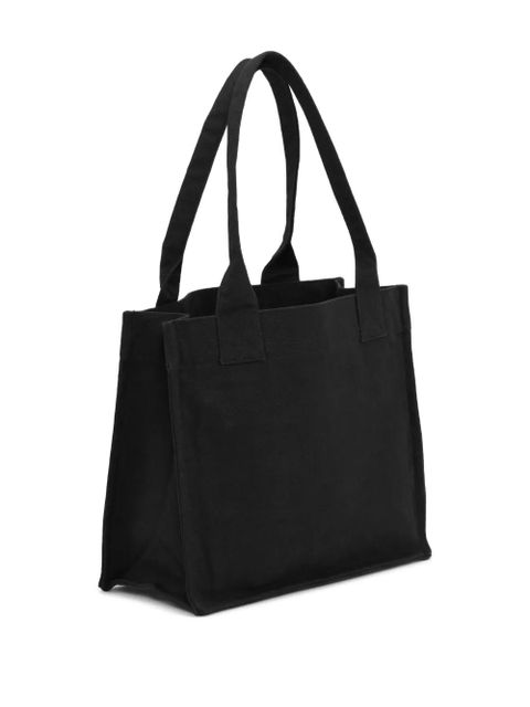 GANNI cotton shoulder bag - Black
