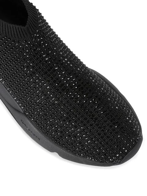 Kurt Geiger London sneakersy Kurt Crystal Knit Dr damskie kolor czarny 5371600609