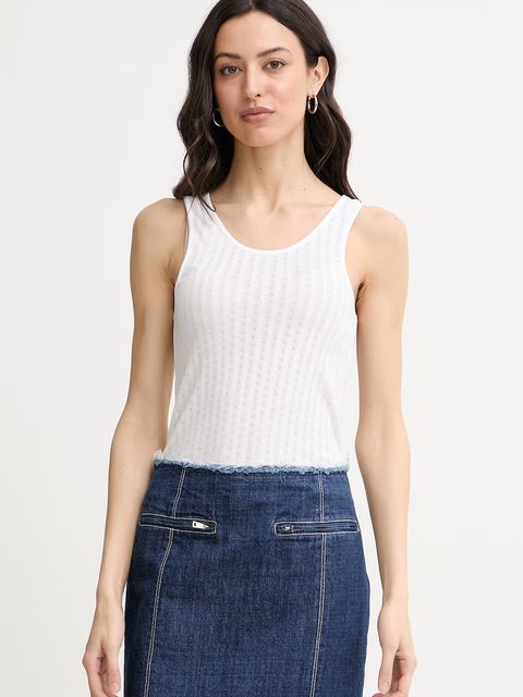 MM by Max Mara top damski z lyocellem AFFINE - zdjęcie produktu nr 1
