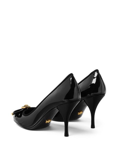 Versace 85mm Opera Bow pumps - Black