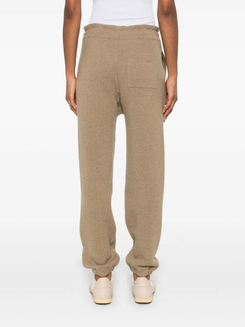 Jil Sander knitted track pants - Brown