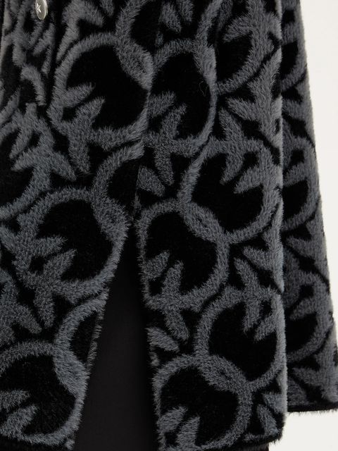 Pinko płaszcz kolor czarny 105415 A2WY