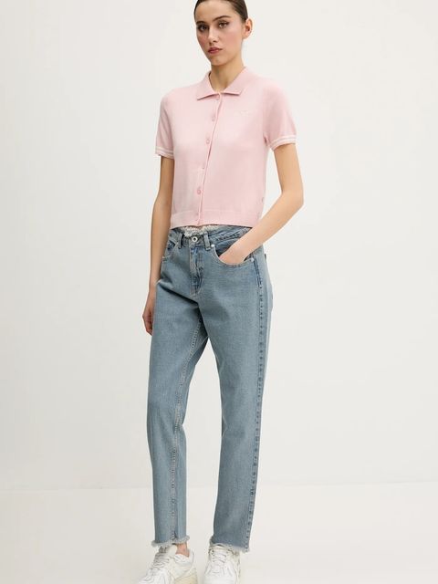 Guess Jeans polo z domieszką wełny - zdjęcie produktu nr 2