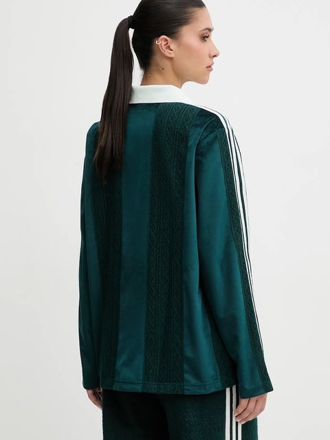 adidas Originals longsleeve kolor zielony KS7796