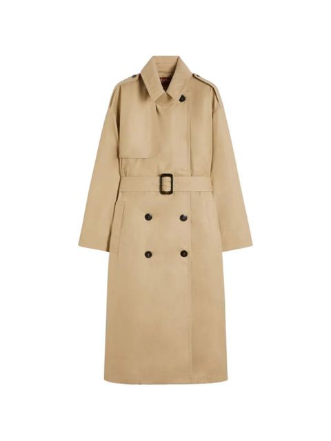 Max Mara belted cotton trench coat - Neutrals - zdjęcie produktu nr 1