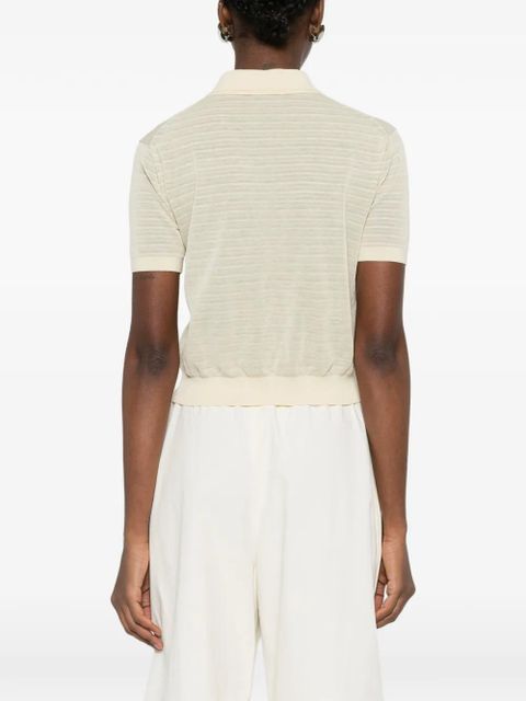 Nanushka Ceneca polo shirt - Neutrals