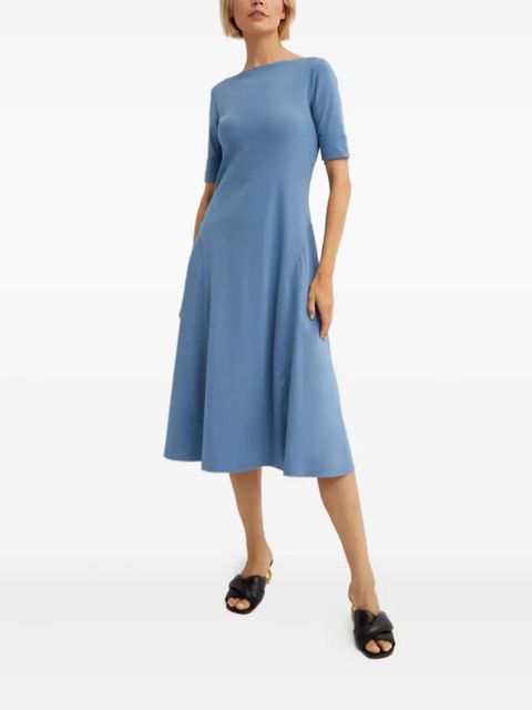 Lauren Ralph Lauren elbow-sleeve midi dress - Blue - zdjęcie produktu nr 2