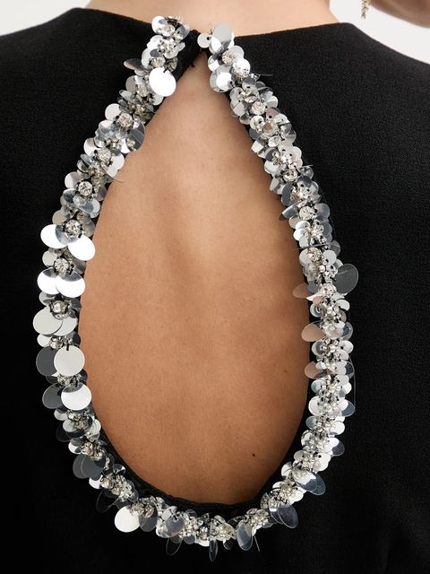 Rotate sukienka kolor czarny mini rozkloszowana 115165100