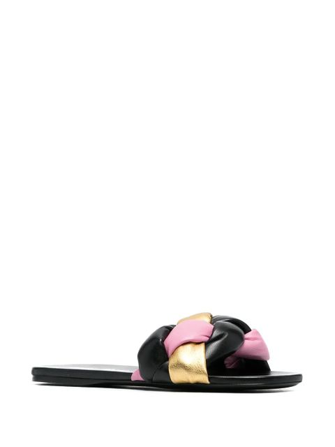 Miu Miu woven flat sandals - Black - zdjęcie produktu nr 2