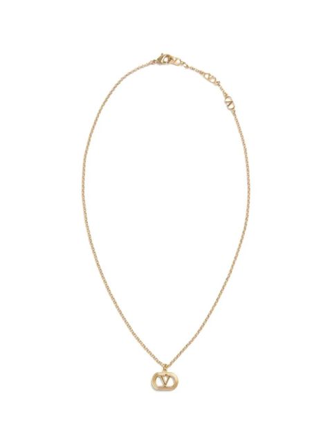 Valentino Garavani Ovalette logo-pendant necklace - Gold - zdjęcie produktu nr 2