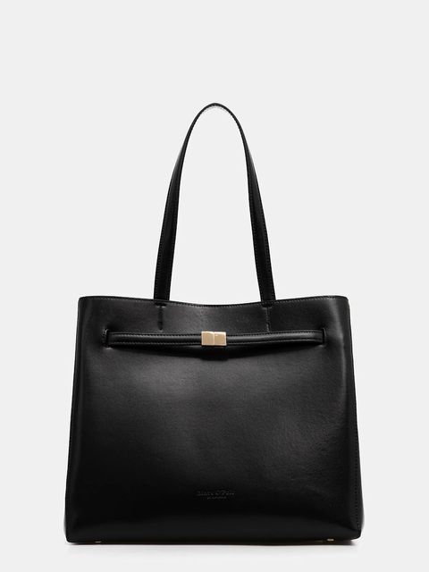 Marc O'Polo torebka skórzana kolor czarny 5000009275 - zdjęcie produktu nr 1