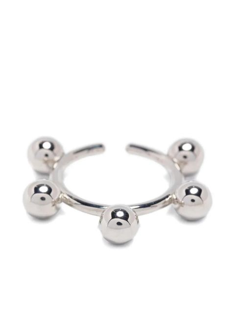 Jil Sander sphere-embellished ear cuff - Silver