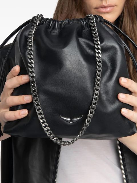 Zadig&Voltaire chain-handle drawstring bag - Black - zdjęcie produktu nr 2