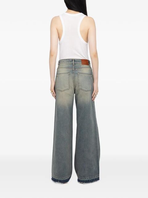 Zadig&Voltaire logo-patch jeans - Blue