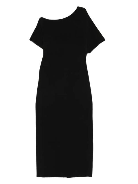 Róhe asymmetric jersey dress - Black - zdjęcie produktu nr 1