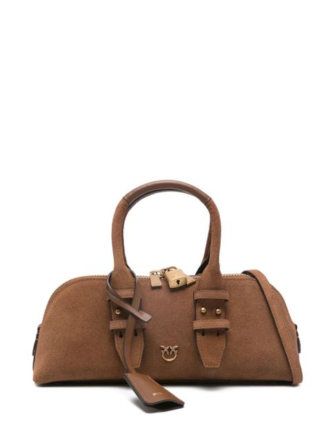 PINKO padlock top-handles tote bag - Brown - zdjęcie produktu nr 1