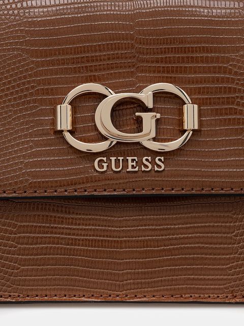 Guess torebka SALINGE kolor brązowy HWKG96 24200