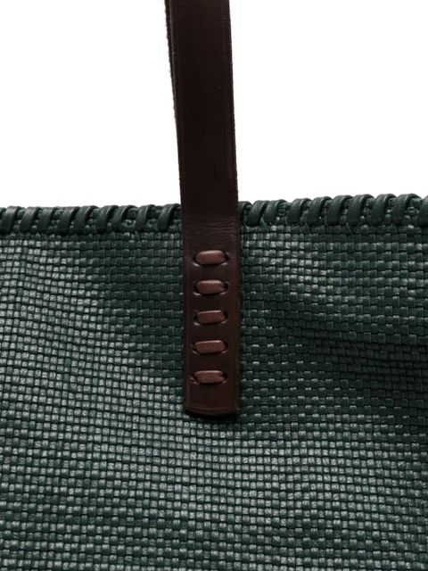DRAGON DIFFUSION leather tote bag - Green