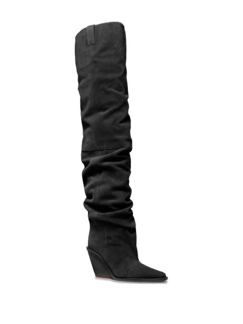 Michael Kors Noemie wedged knee-high boots - Black - zdjęcie produktu nr 2