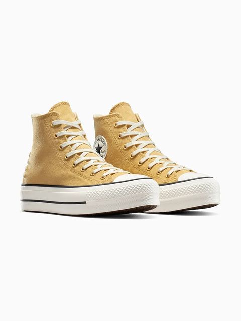 Converse trampki Chuck Taylor All Star Lift kolor żółty A12551C