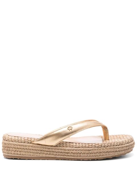 Gianvito Rossi Tahiti flip flops - Neutrals - zdjęcie produktu nr 1