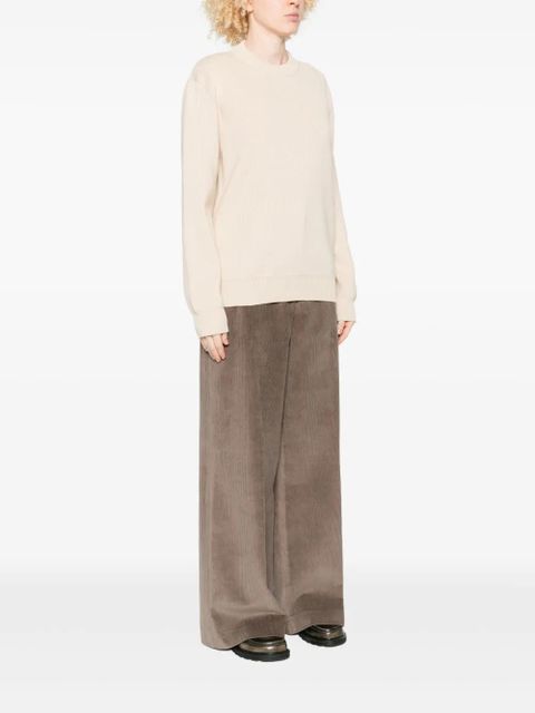 Golden Goose ribbed crew-neck sweater - Neutrals