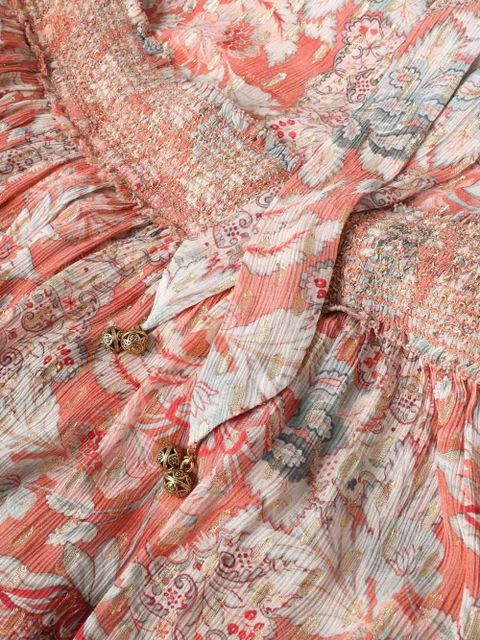 ZIMMERMANN off-shoulder ruffled maxi dress - Pink - zdjęcie produktu nr 2