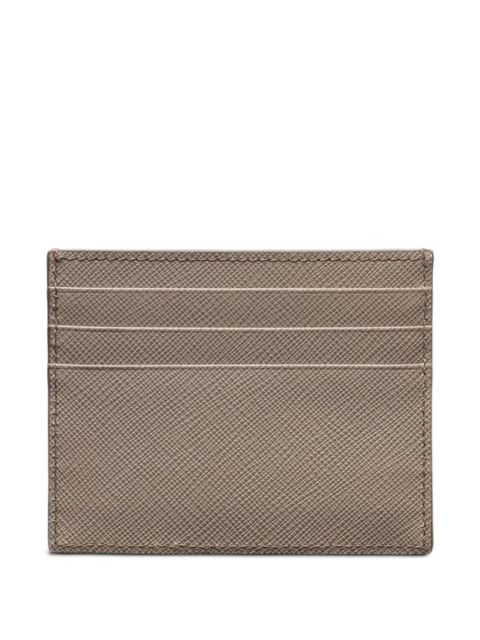 Prada saffiano leather card holder - Neutrals - zdjęcie produktu nr 2
