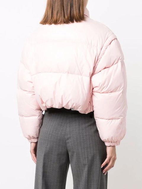 Prada Re-Nylon convertible puffer jacket - Pink