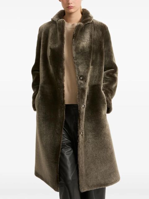 Yves Salomon shearling coat - Grey