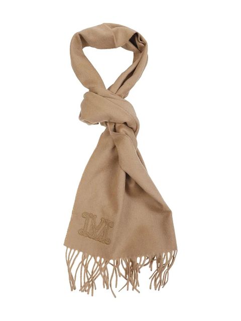 Max Mara embroidered fringed scarf - Neutrals - zdjęcie produktu nr 1