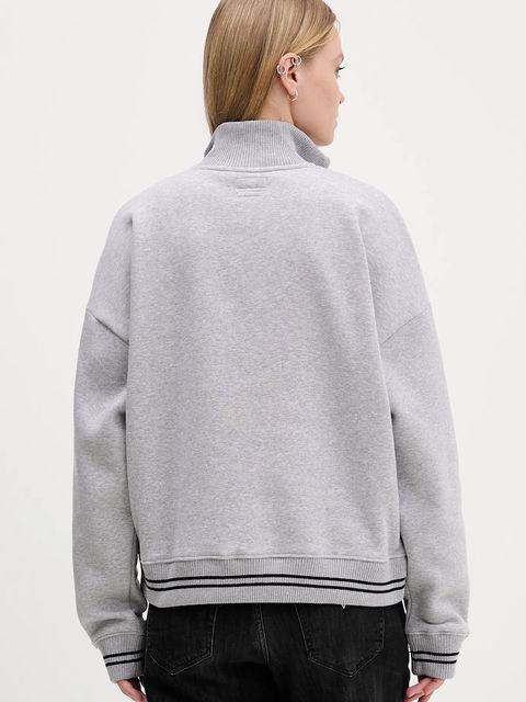 Guess Jeans bluza damska kolor szary melanżowa W5BQ06 KC811