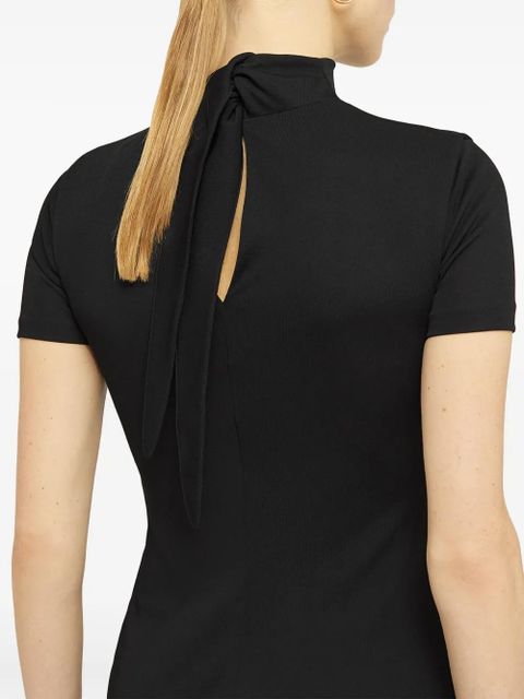 Jil Sander layered-design midi dress - Black