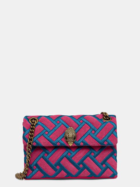 Kurt Geiger London torebka skórzana MINI KENSINGTON kolor różowy 5017657219 - zdjęcie produktu nr 1